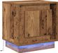 vidaXL Nachtkastje Oudhout 44 x 34,5 x 45 cm Bewerkt hout