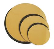 Raspberry 8961 Set van 6 dunne taarthouders goud/zwart Diameter 14,18,22 cm