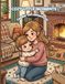 Cozy Little Moments Coloring Book: Toddler Girl Adventures