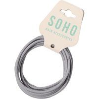 SOHO Haarelastiekje Dames Grijs