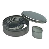 Piazza 285538 Set van 6 Biscuit Cutter In blik, ovaal