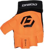 Brabo Force Player Hockeyhandschoenen Unisex Oranje - Zwart S