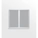 Soleil d'Ocre Dolly Paar van Gebroken Zonde, Polyester, Grijs, 90x120 cm
