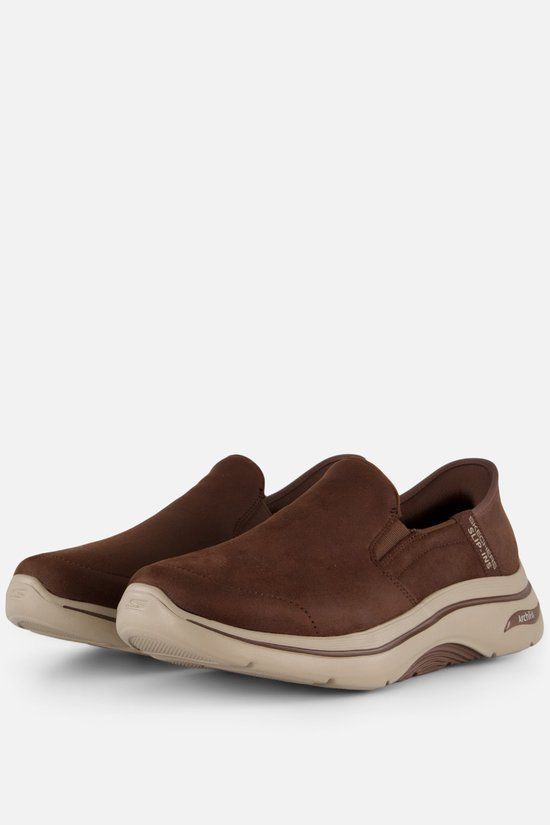 Skechers Go Walk Arch Fit 2.0 Instappers bruin - Maat 41