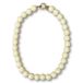 Bonnie Studios gold plated ketting Wilma lichtgeel