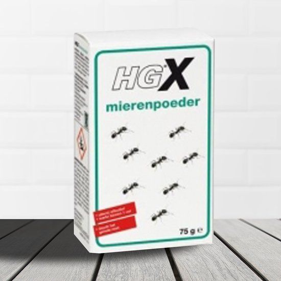 HG X Mierenpoeder 75gr - Ongediertebestrijding tegen mieren
