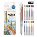 Pentel Art Multi 8 (XPH804ST) Vullinghouder met 8 vullingen en set vullingen
