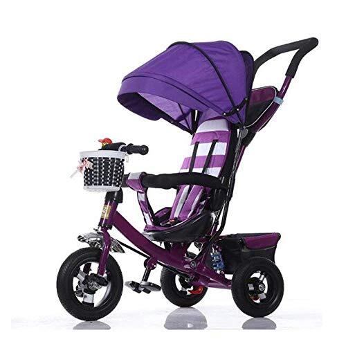 NBgycheche Driewieler Trike Kinderwagens Speelgoed Auto Wandelwagen Hoog Landschap Driewieler Wandelwagen 2-7 Jaar Oude Draagbare Wandelwagen Winkelmand Pasgeboren Huisdier Auto 5 Kleuren (Kleur: A) (Kleur: C)