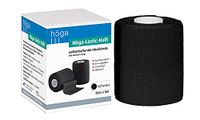 Hoogga Hoogga-lastic-hechting zwarte cohafve ideale strip met korte trek, zelfklevende (cohesief) ideale strip met korte trek, 8 cm x 5 m uitgerekt
