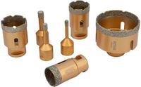 Awtools Diamantboorkroon - 40mm - M14 Bevestiging - Staal Korpus