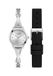 Guess Juniper Quartz Analoog Horloge Zilverkleurig Kast Gemaakt Van 100% Roestvrij Staal En Een Bandje Van 100% Roestvrij Staal 26 GW0951L1