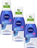 NIVEA Double Effect Oogmake-up Remover - 3 x 125 ml
