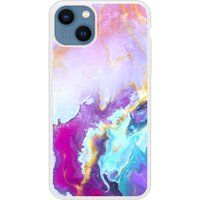 Apple Bedrukt siliconen hoesje compatibel met iPhone 13 Colorful