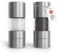 Set de sel et poivre - Acier inoxydable - 11,6 cm - Manuel