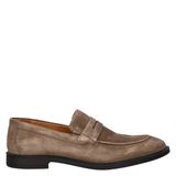 Nelson suède loafers taupe