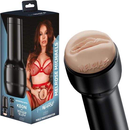 Kiiroo Pocket Pussy MelRose Michaels - Masturbator voor Man - Realistisch en Zacht - Geoptimaliseerd voor Keon en PowerBlow - FeelStar Masturbators