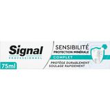 SIGNAL – Professionele tandpasta gevoeligheid minerale bescherming – 88% ingrediënten van natuurlijke oorsprong