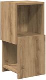 vidaXL Hoekkast 25,5x25x55cm bewerkt hout artisan eiken