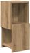 vidaXL Hoekkast 25,5x25x55cm bewerkt hout artisan eiken