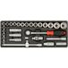 Stubai Jeu de douilles en acier 1/2", 29 pièces