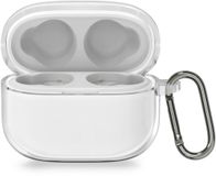 kwmobile Earphones Case for Sony LinkBuds S Case - Clear TPU Silicone Earbuds Cover - Transparent