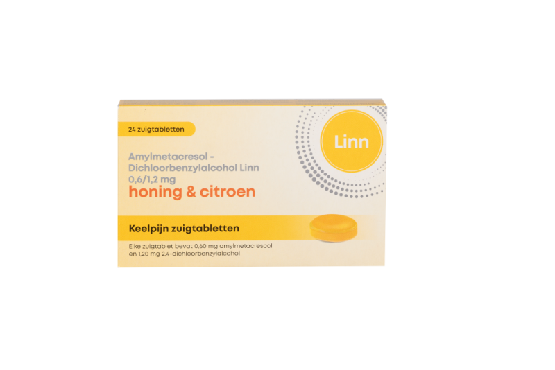 Keeltabletten honing & citroen 24 stuks