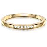 Glanzstücke München Gems München Dames Ring 925 Sterling Zilver Zirkonia Goud Maat 52