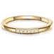 Glanzstücke München Gems München Dames Ring 925 Sterling Zilver Zirkonia Goud Maat 52