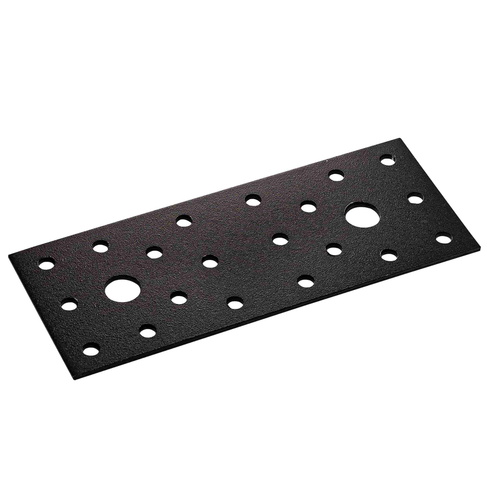 Waelbers Koppelplaat 140x55x2,0mm zwart TXT - 25 Stuk(s)