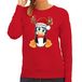 Bellatio Decorations Foute Kersttrui/sweater voor dames - Merry Christmas - rood - kerst pinguin XL