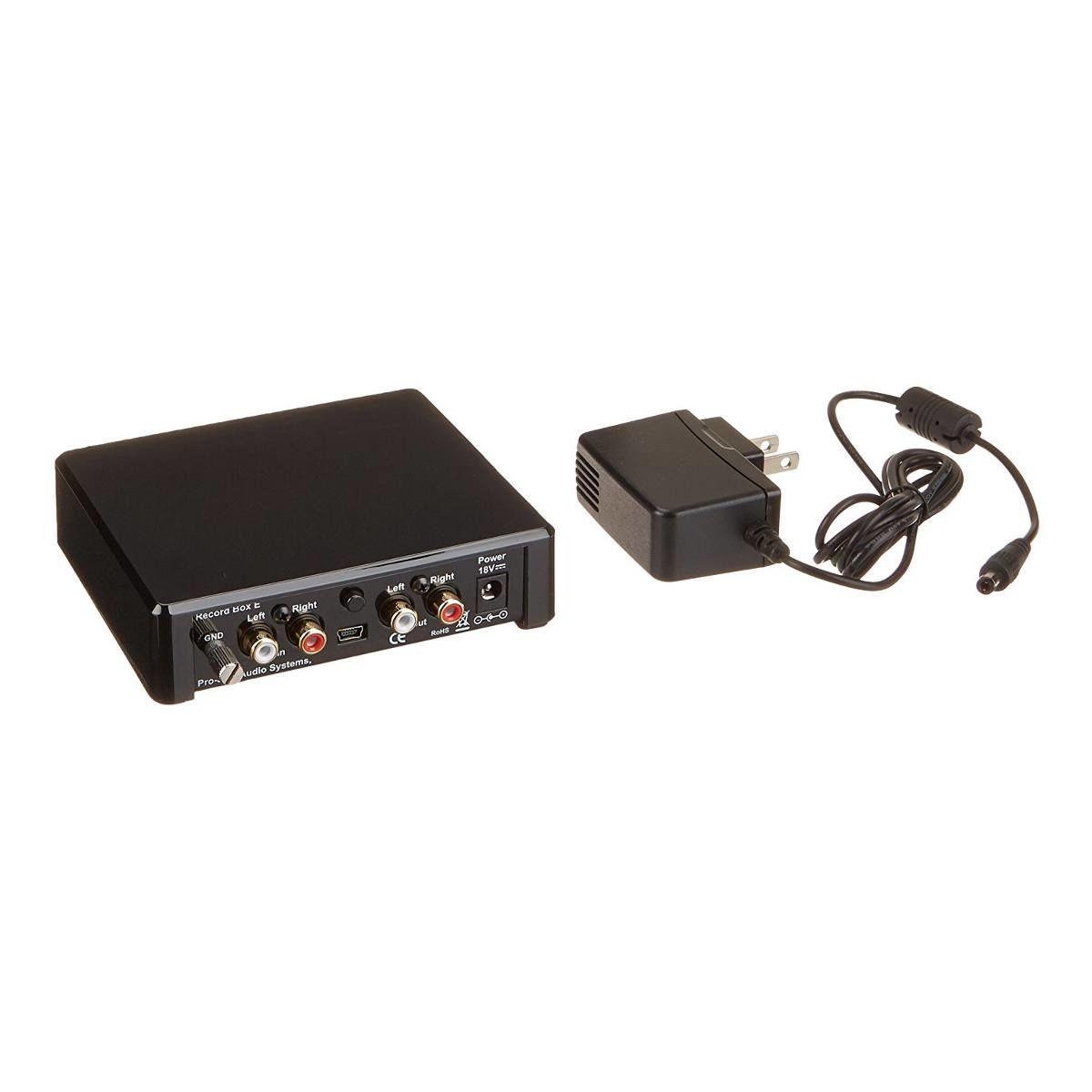 Pro-Ject Record Box E Phono Voorversterker MM USB - Zwart