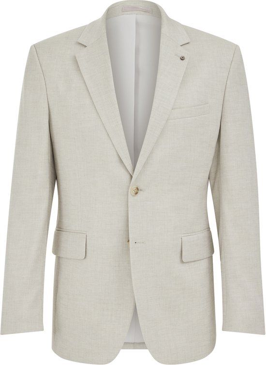 WE Fashion Heren slim fit blazer met structuur