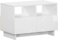 vidaXL Tv-meubel 60 x 34.5 x 40 cm Hoogglans Wit Bewerkt hout