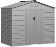 Outsunny Gerätehaus Stahl 213L x 131B x 192Hcm Grau