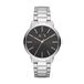 Armani Exchange Herenhorloge, kwartsuurwerk en 42 mm kast met roestvrijstalen armband, leer of siliconen band