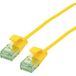 ROLINE RM UTP DataCenter Patchkabel Cat.6A (Klasse EA), extra dun, geel, 1,5 m