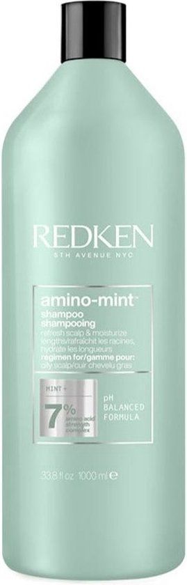 Redken Amino-Mint Scalp Shampoo 1000ml - Anti-roos - Unisex