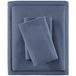 Sleep Philosophy True North 3-delige warme flanellen dekbedovertrekset, 100% katoen, dierenprint, sterren, schattig, superzacht, voor koud weer, eenpersoons, blauw