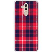 Huawei Bedrukt siliconen hoesje compatibel met Mate 20 Lite Tartan Rouge 2