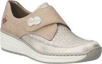 Rieker 487C0-60 Chaussure à scratch Beige Femme Taille 39