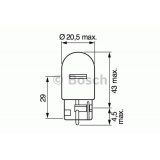 Bosch 1 987 302 251 gloeilamp, knipperlicht