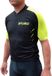 Optimiz Jersey Zwart/Gele Fluo Polyester Korte Mouw Colorblock L Unisex Lente/Zomer 2023