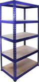 MonsterShop Q-Rax Opbergrek Blauw 90x45x180 Stellingkast 1400kg