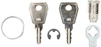 Hager VZ302N Slotcilinder Staal Zilver