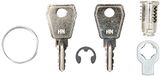 Hager VZ302N Slotcilinder Staal Zilver