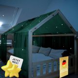 Merkloos Rideau de lit pour enfant avec des étoiles scintillantes