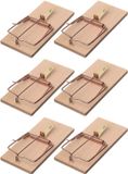 Ubbink 6x Rattenvallen/rattenklemmen 17 cm - Ongediertebestrijding/ongediertewering tegen ratten