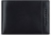 Bugatti Romano Portemonnee RFID-bescherming Leer 12 cm - Mannen - Horizontaal - Zwart