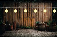 Anna's Collection 3x Feestverlichting lichtsnoer warm wit - 10 m - LED