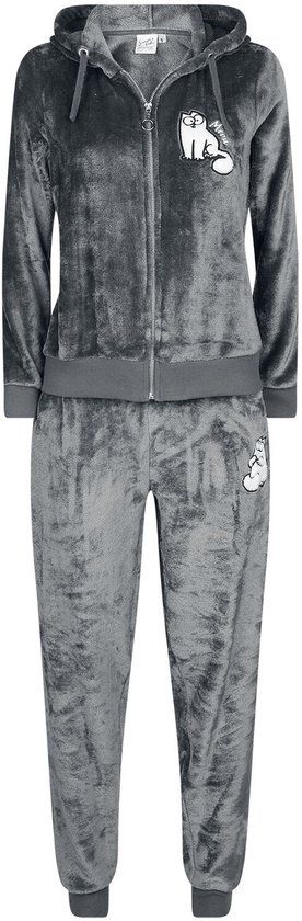 Simon's Cat Simon’s Cat - Meow Pyjama grijs Polyester -